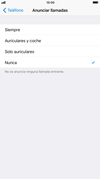 Pulsa Siempre para activar la función cuando el modo silencioso está desactivado.