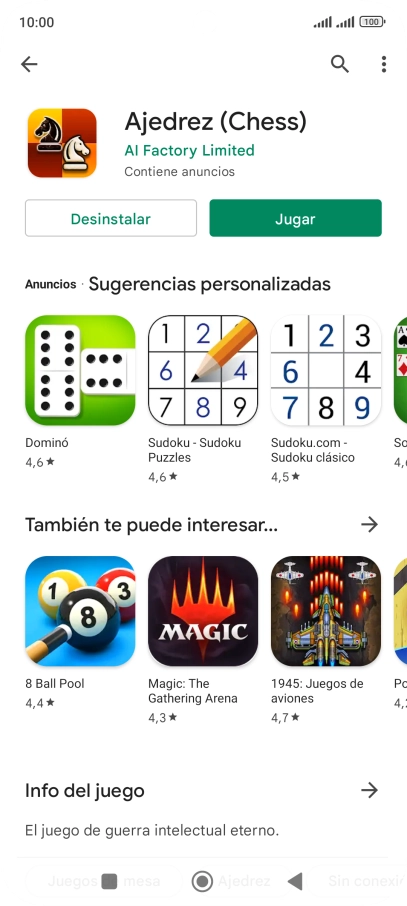 Pulsa la tecla de inicio para terminar y regresar a la pantalla de inicio.