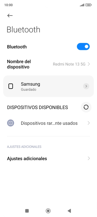 Pulsa la tecla de inicio para terminar y regresar a la pantalla de inicio.