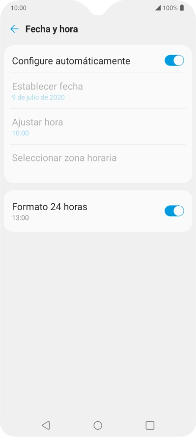 Pulsa la tecla de inicio para terminar y regresar a la pantalla de inicio.