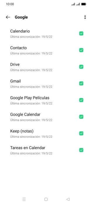Pulsa la tecla de inicio para terminar y regresar a la pantalla de inicio.