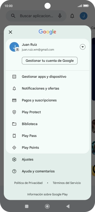 Pulsa Ajustes.