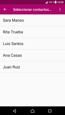 Pulsa el icono de menú.