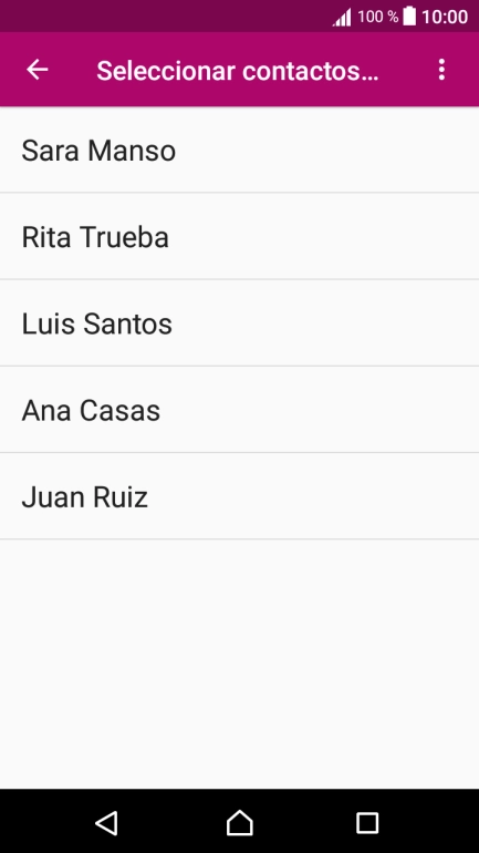 Pulsa el icono de menú.