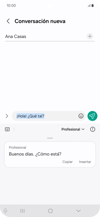 Pulsa Insertar.