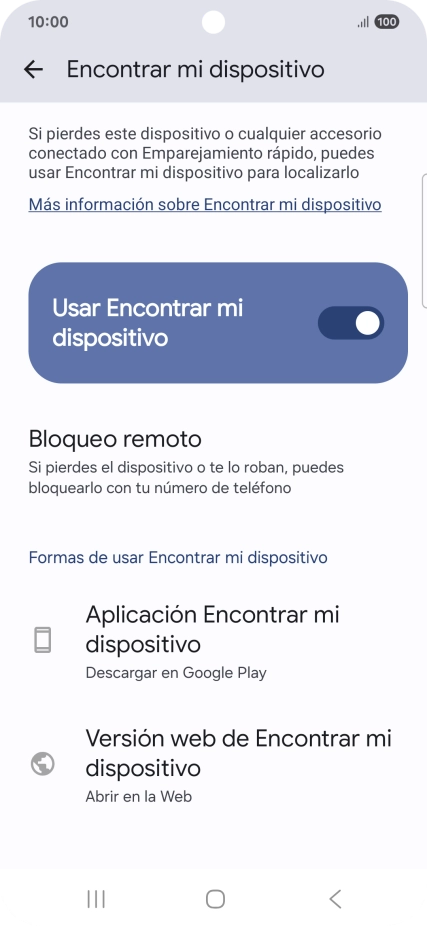 Pulsa la tecla de inicio para terminar y regresar a la pantalla de inicio.