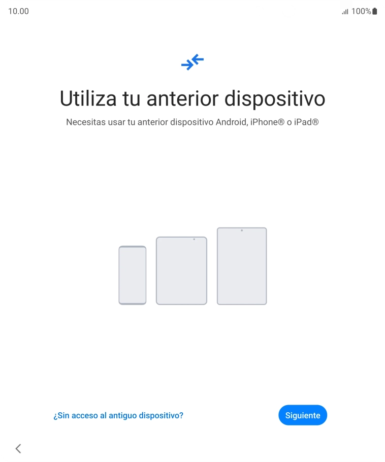 Pulsa Siguiente.