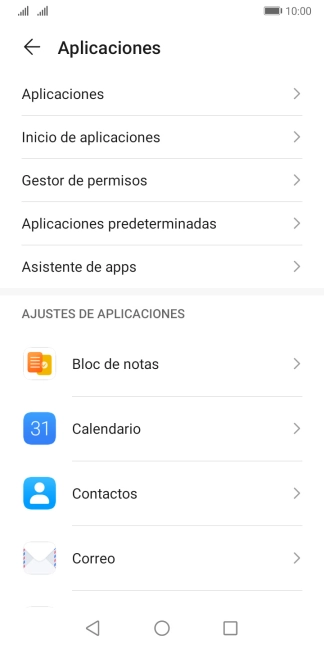 Pulsa Aplicaciones.