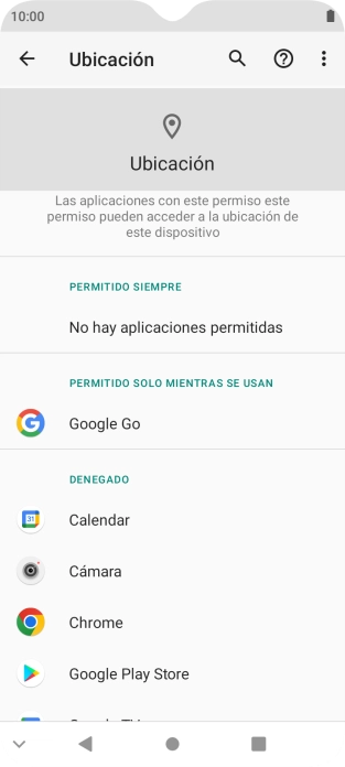 Pulsa la app deseada.