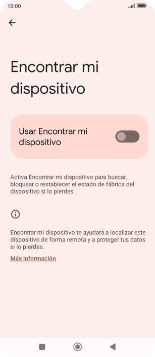 Pulsa el indicador junto a 