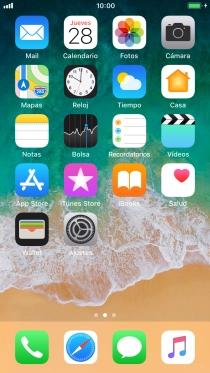 Cuando el icono de carga de batería aparece en la pantalla, el teléfono se está cargando.