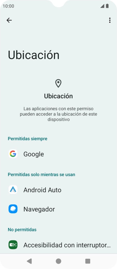 Pulsa la app deseada.