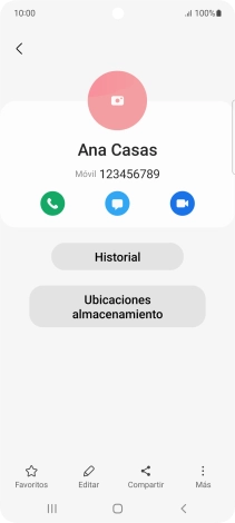 Pulsa la tecla de inicio para terminar y regresar a la pantalla de inicio.