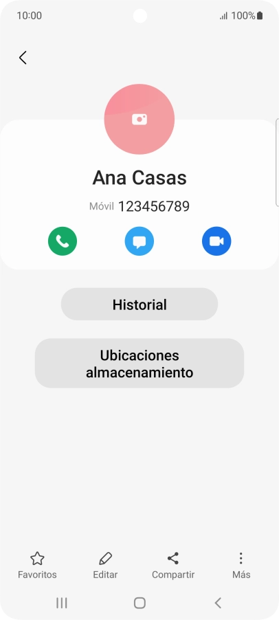 Pulsa la tecla de inicio para terminar y regresar a la pantalla de inicio.