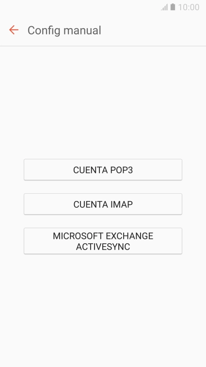 Pulsa CUENTA POP3.