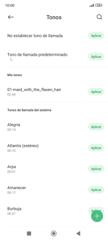 Pulsa la tecla de inicio para terminar y regresar a la pantalla de inicio.
