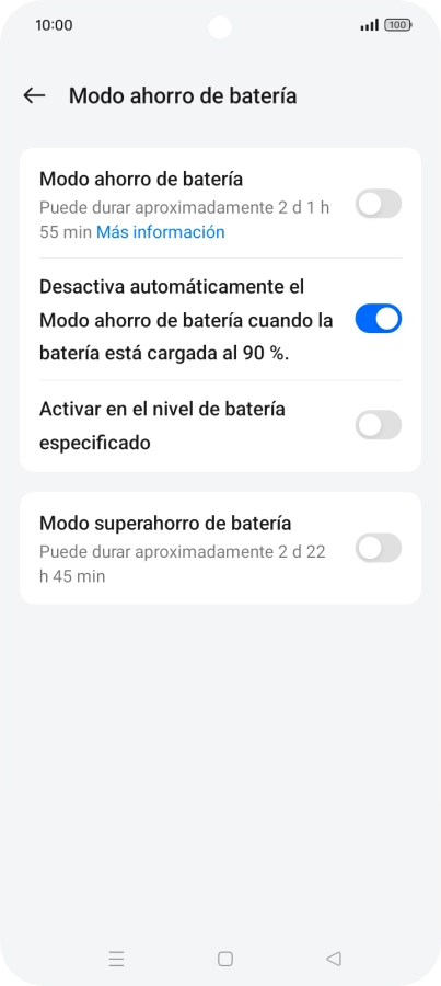 Pulsa el indicador junto a 