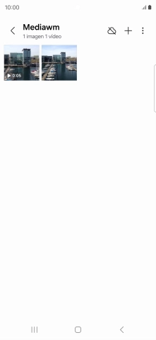 Mantén pulsados la fotografía o el vídeo deseados durante unos instantes.