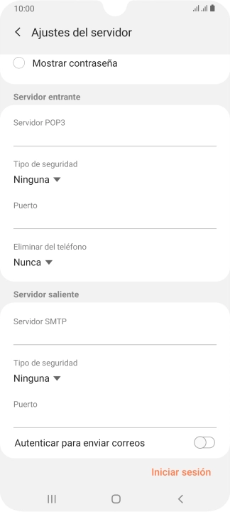 Pulsa Iniciar sesión.