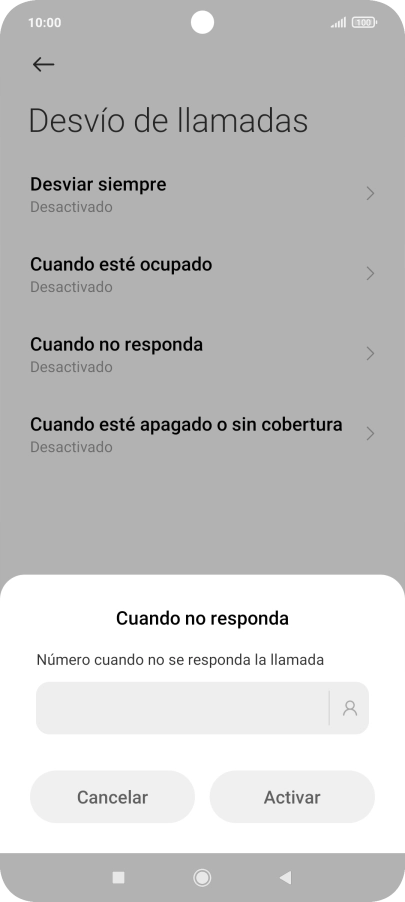 Introduce +34600132000 y pulsa Activar.