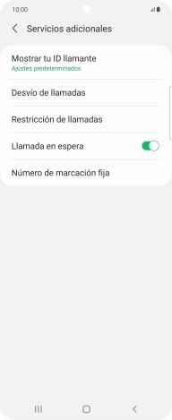 Pulsa Desvío de llamadas.