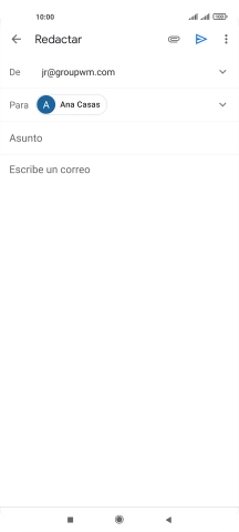 Pulsa Asunto e introduce el asunto deseado.