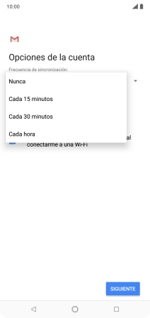 Pulsa el ajuste deseado.