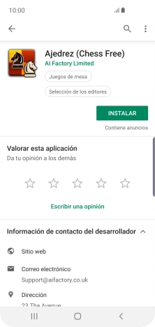 Pulsa la tecla de inicio para terminar y regresar a la pantalla de inicio.