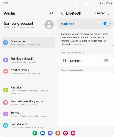 Pulsa la tecla de inicio para terminar y regresar a la pantalla de inicio.
