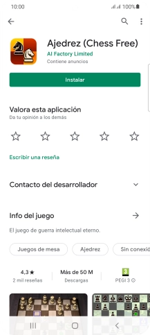 Pulsa la tecla de inicio para terminar y regresar a la pantalla de inicio.
