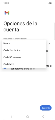 Pulsa el ajuste deseado.