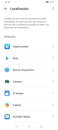 Pulsa la app deseada.