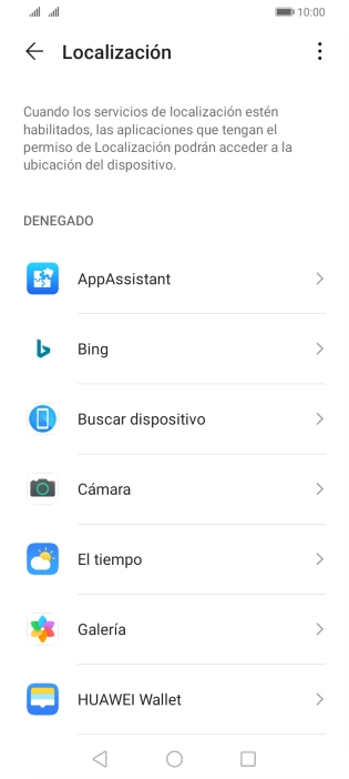 Pulsa la app deseada.