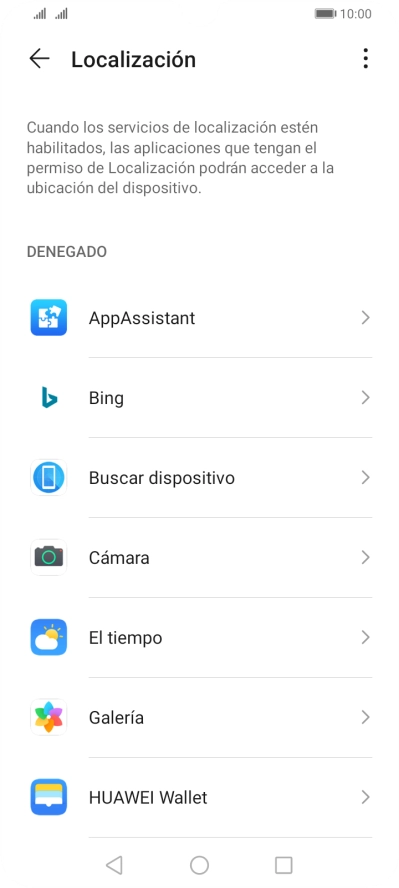 Pulsa la app deseada.