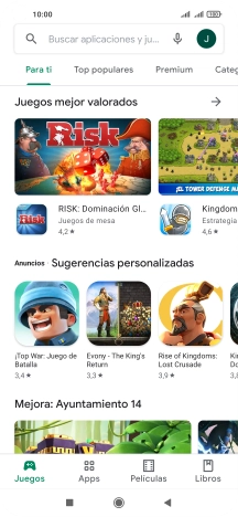 Pulsa el icono de perfil.