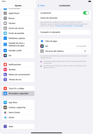 Pulsa la app deseada.