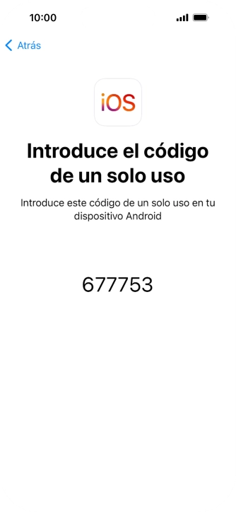 Seguir las indicaciones de la pantalla y de la app 