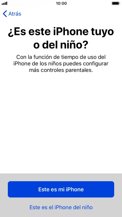 Pulsa Este es mi iPhone.