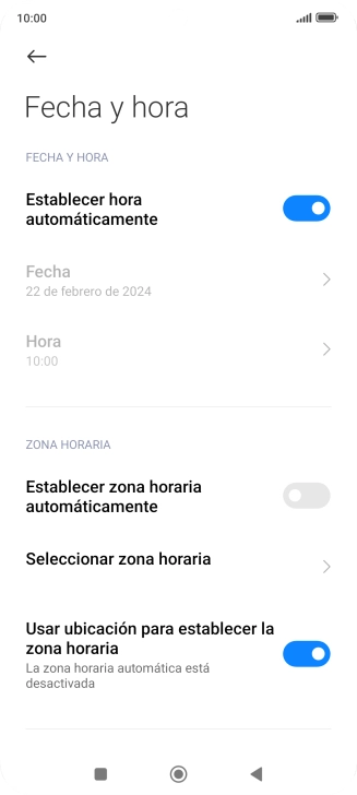Pulsa el indicador junto a 
