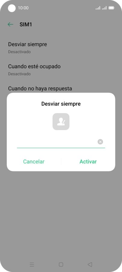 Introduce +34600132000 y pulsa Activar.