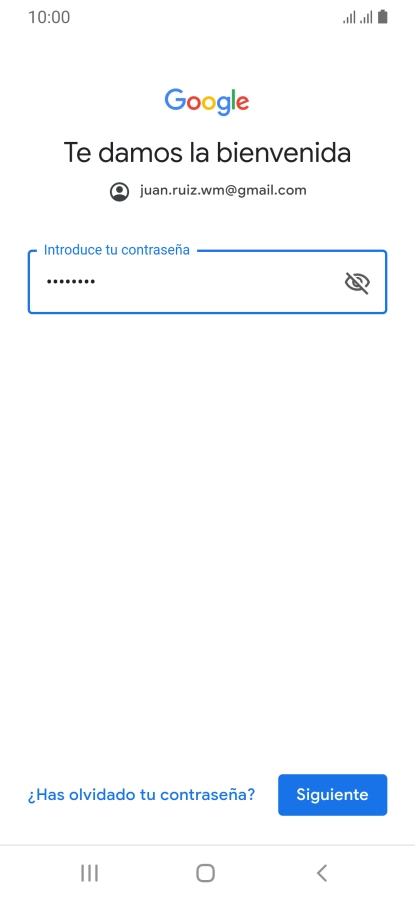 Pulsa Siguiente.