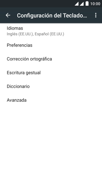 Pulsa Corrección ortográfica.