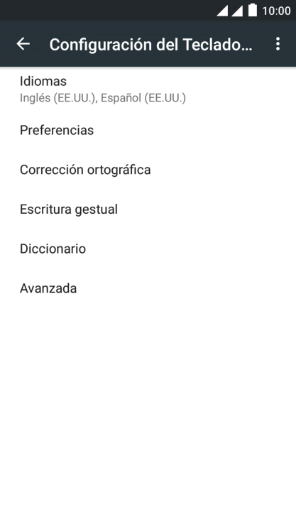 Pulsa Corrección ortográfica.