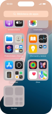 La app está ahora en la carpeta Ocultas en la biblioteca de apps.