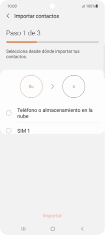 Pulsa la tarjeta SIM deseada.