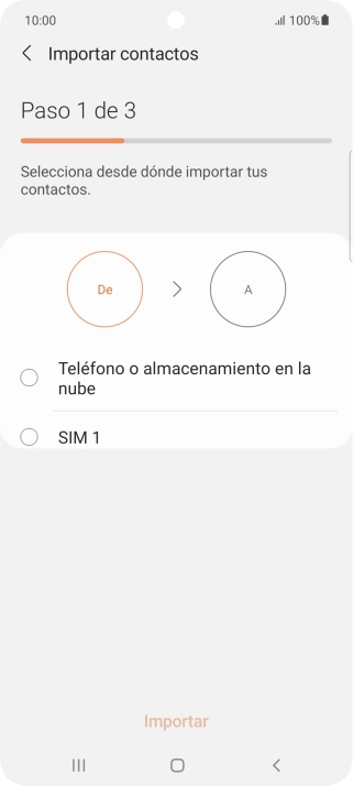 Pulsa la tarjeta SIM deseada.