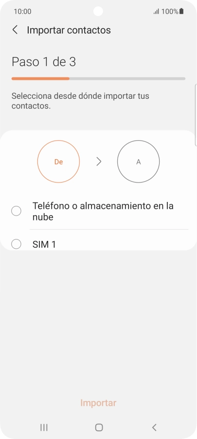Pulsa la tarjeta SIM deseada.