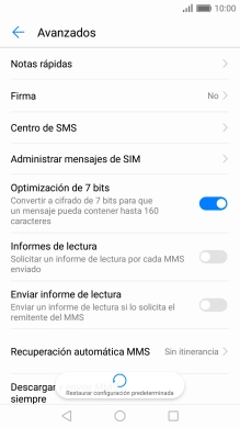 Pulsa Centro de SMS.