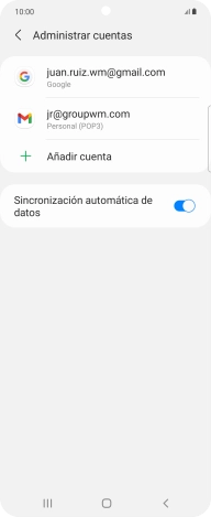 Pulsa la tecla de inicio para terminar y regresar a la pantalla de inicio.