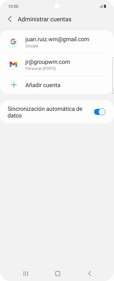 Pulsa la tecla de inicio para terminar y regresar a la pantalla de inicio.